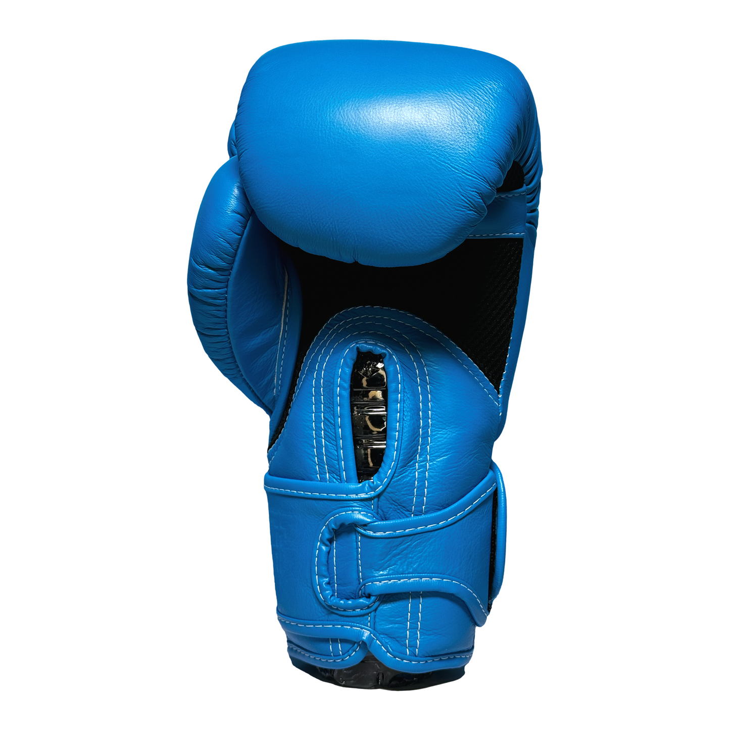 Top King Boxhandschuhe "Double Lock" Neon Blue