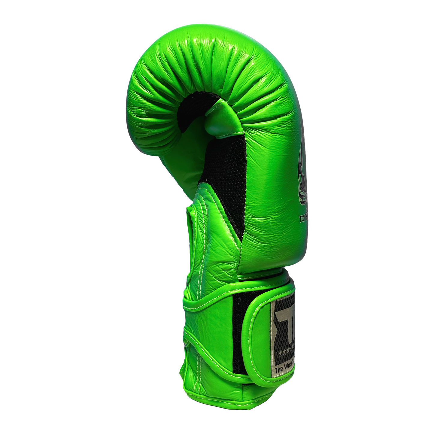 Top King Boxhandschuhe "Double Lock" Neon Green