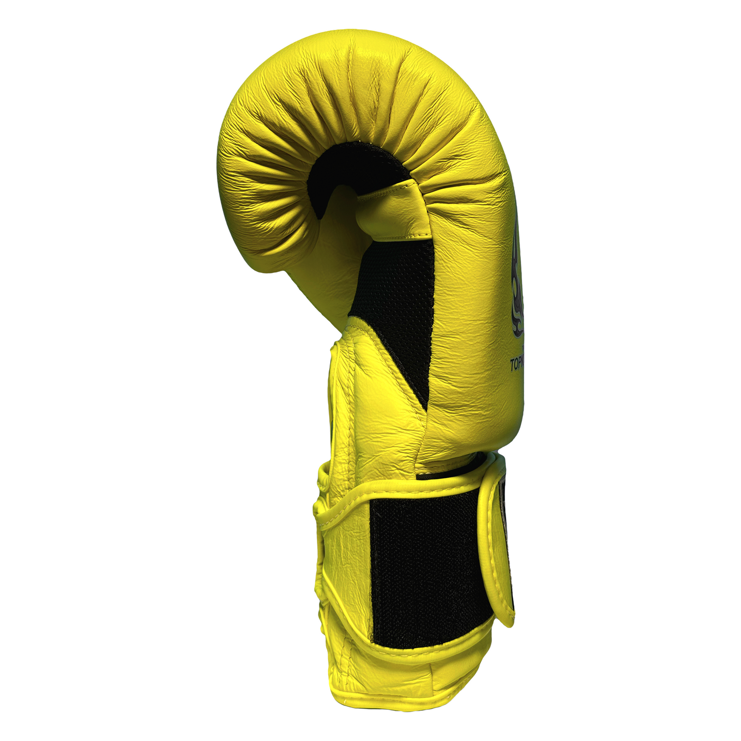 Top King Boxhandschuhe "Double Lock" Neon Yellow