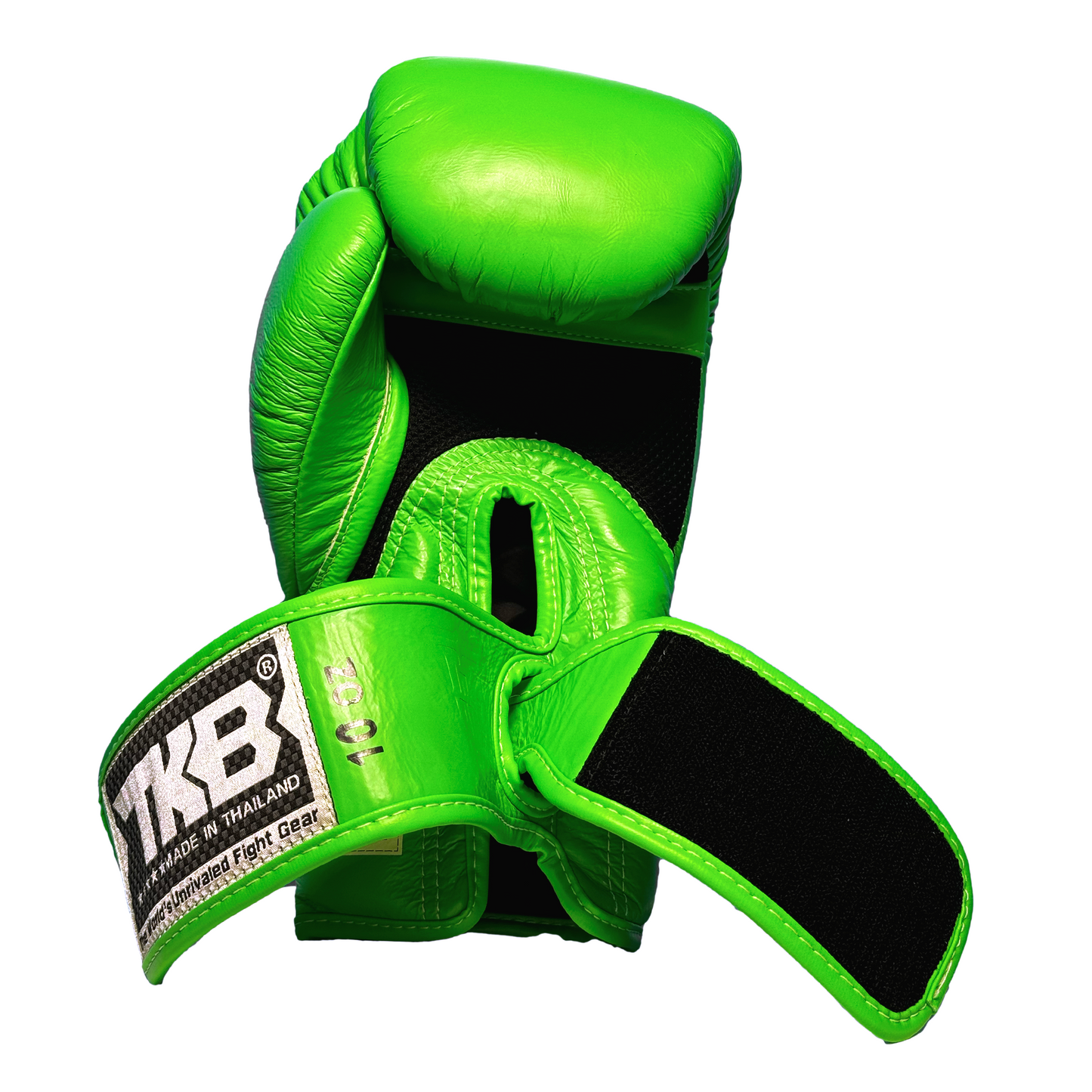 Top King Boxhandschuhe "Double Lock" Neon Green