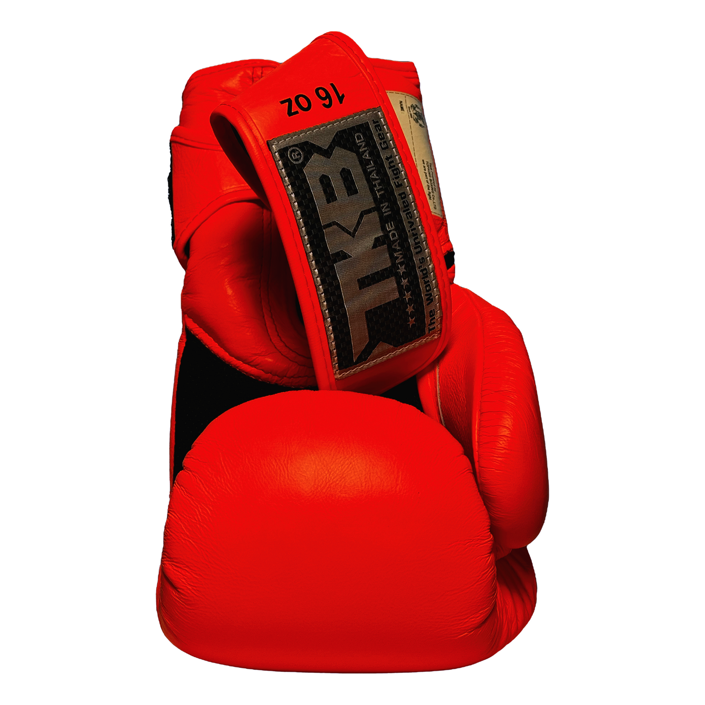 Top King Boxhandschuhe "Double Lock" Neon Orange