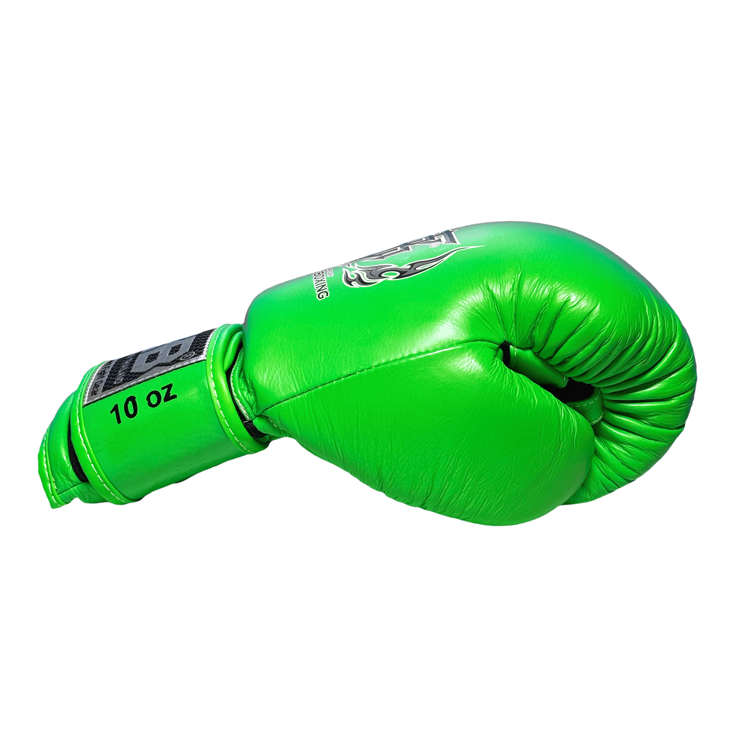 Top King Boxhandschuhe "Double Lock" Neon Green