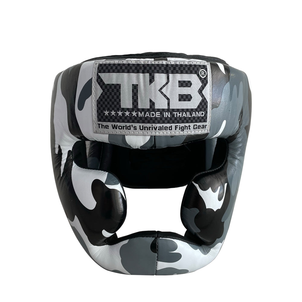 Top King Kopfschutz "Empower Camouflage" grau