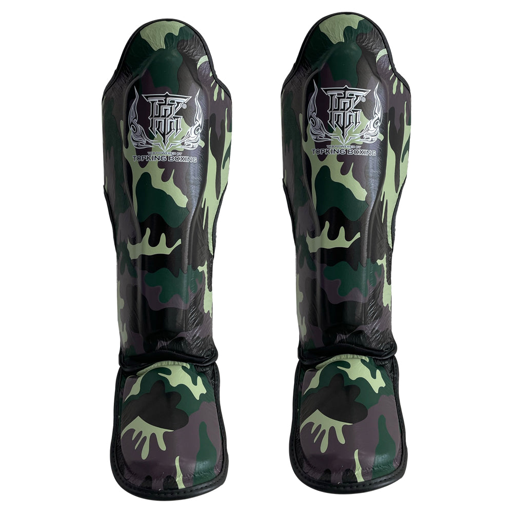 Top King Schienbeinschoner "Empower Camouflage" grün