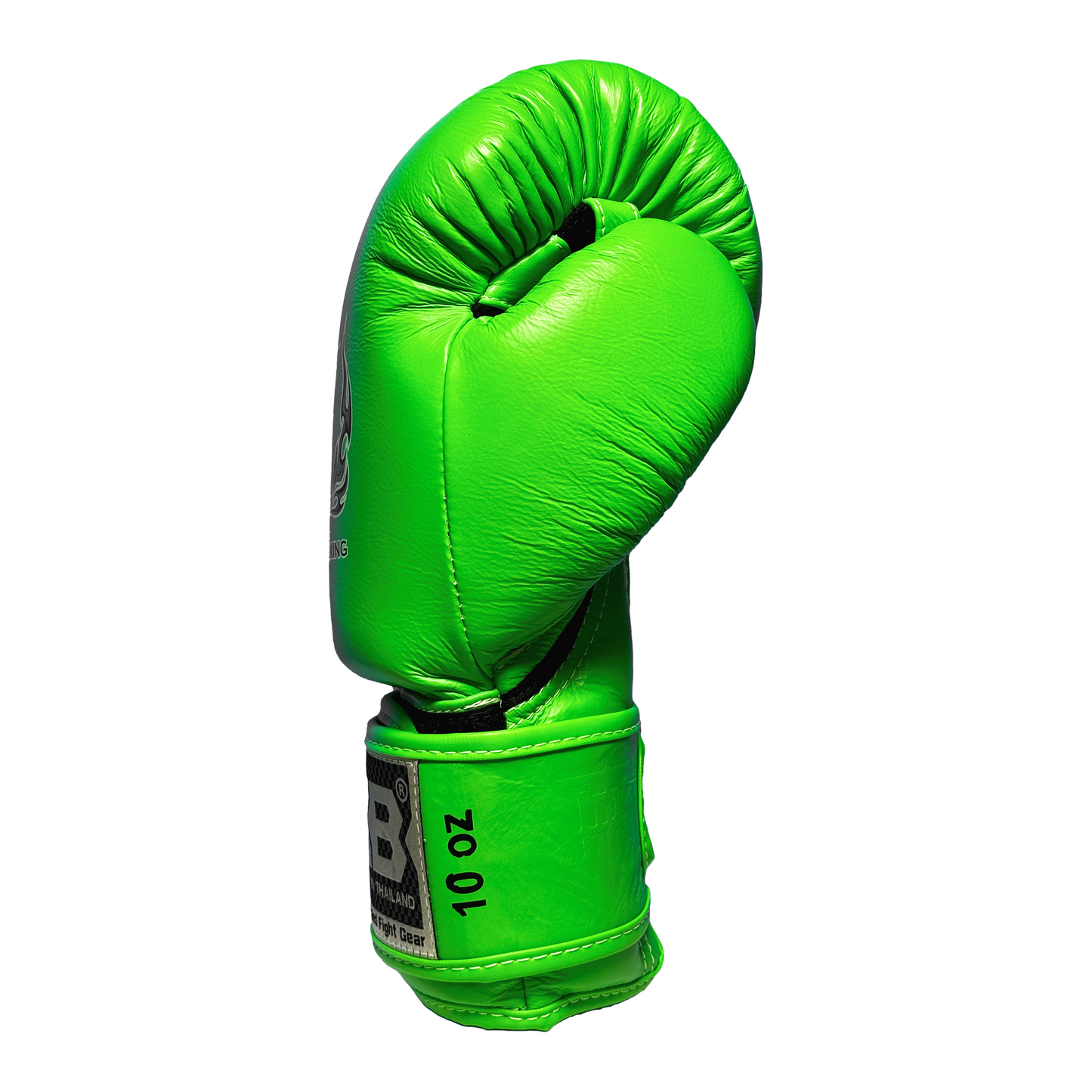 Top King Boxhandschuhe "Double Lock" Neon Green