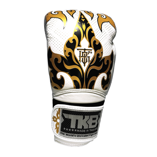 Top King Boxhandschuhe "Kanok" weiss