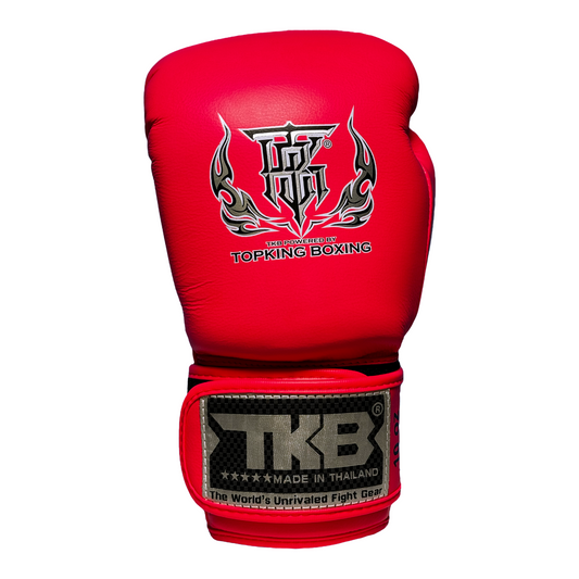 Top King Boxhandschuhe "Double Lock" Neon Pink