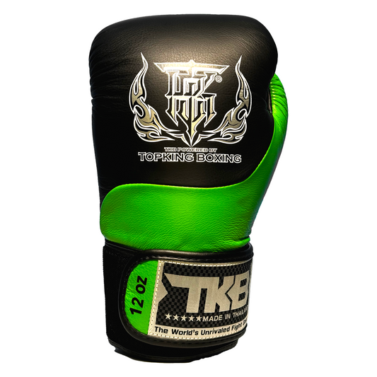 Top King Boxhandschuhe "Power" schwarz/grün