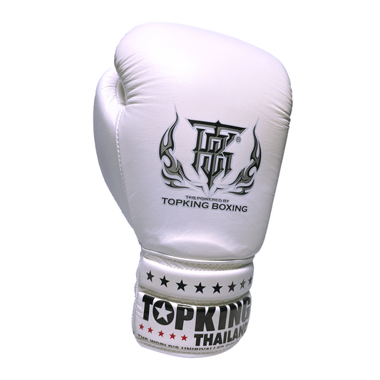 Top King Boxhandschuhe "Super Competition" White