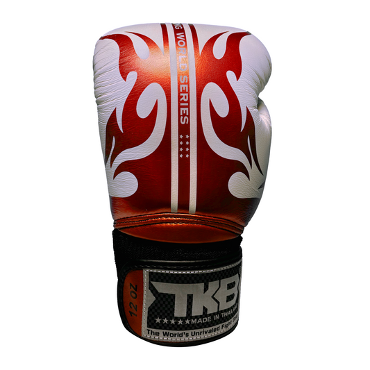 Top King Boxhandschuhe "World Serie" kupfer/weiss