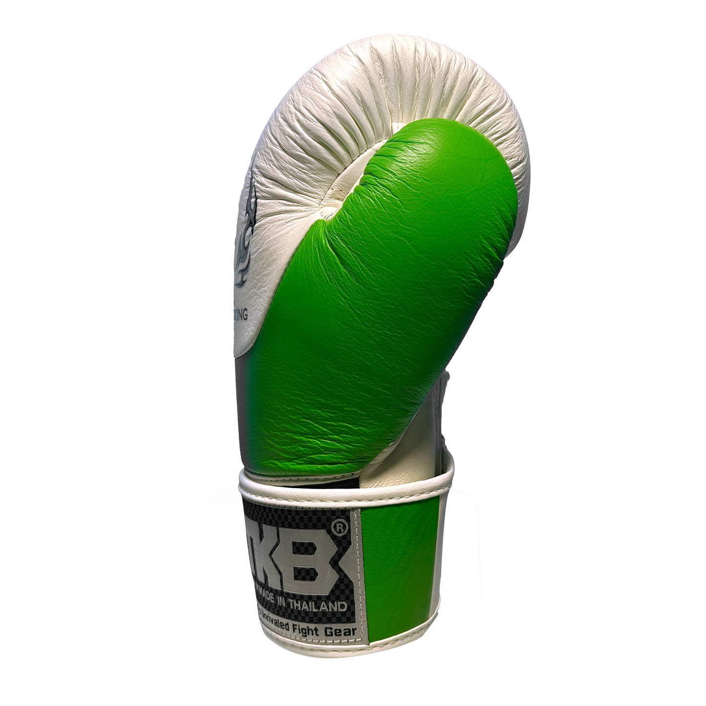 Top King Boxhandschuhe "Power" weiss/grün