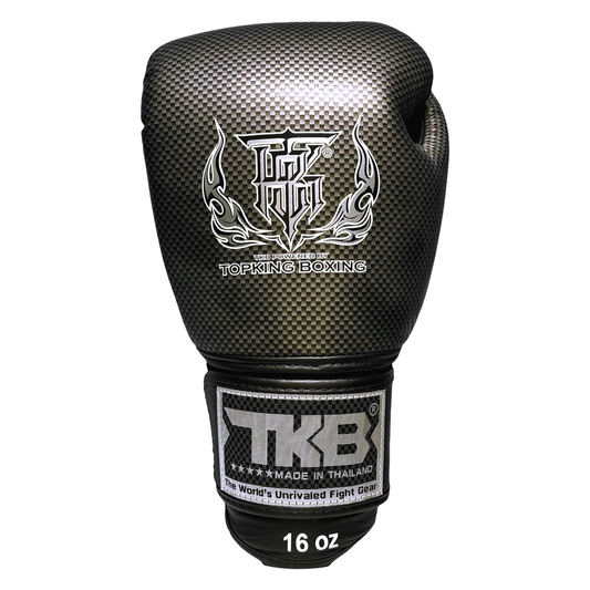Top King Boxhandschuhe "Empower" schwarz/silber