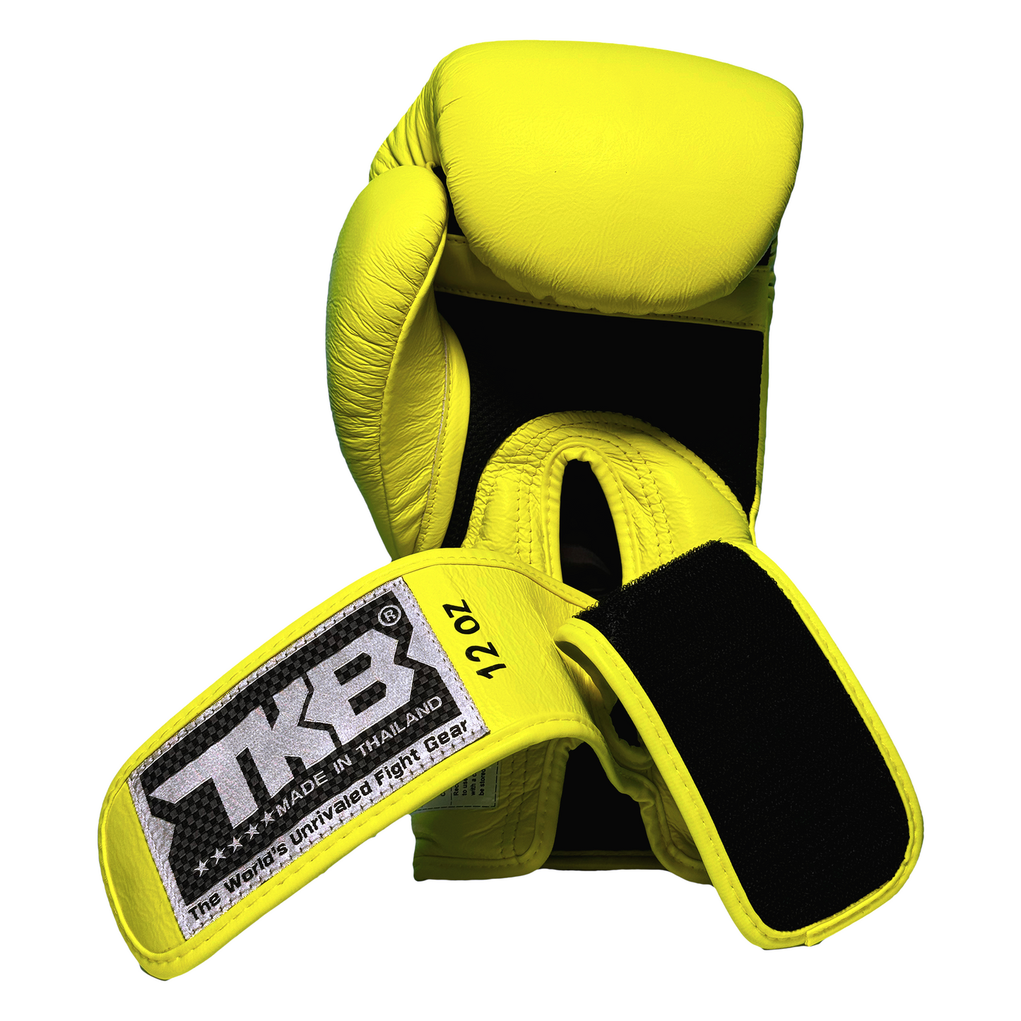 Top King Boxhandschuhe "Double Lock" Neon Yellow