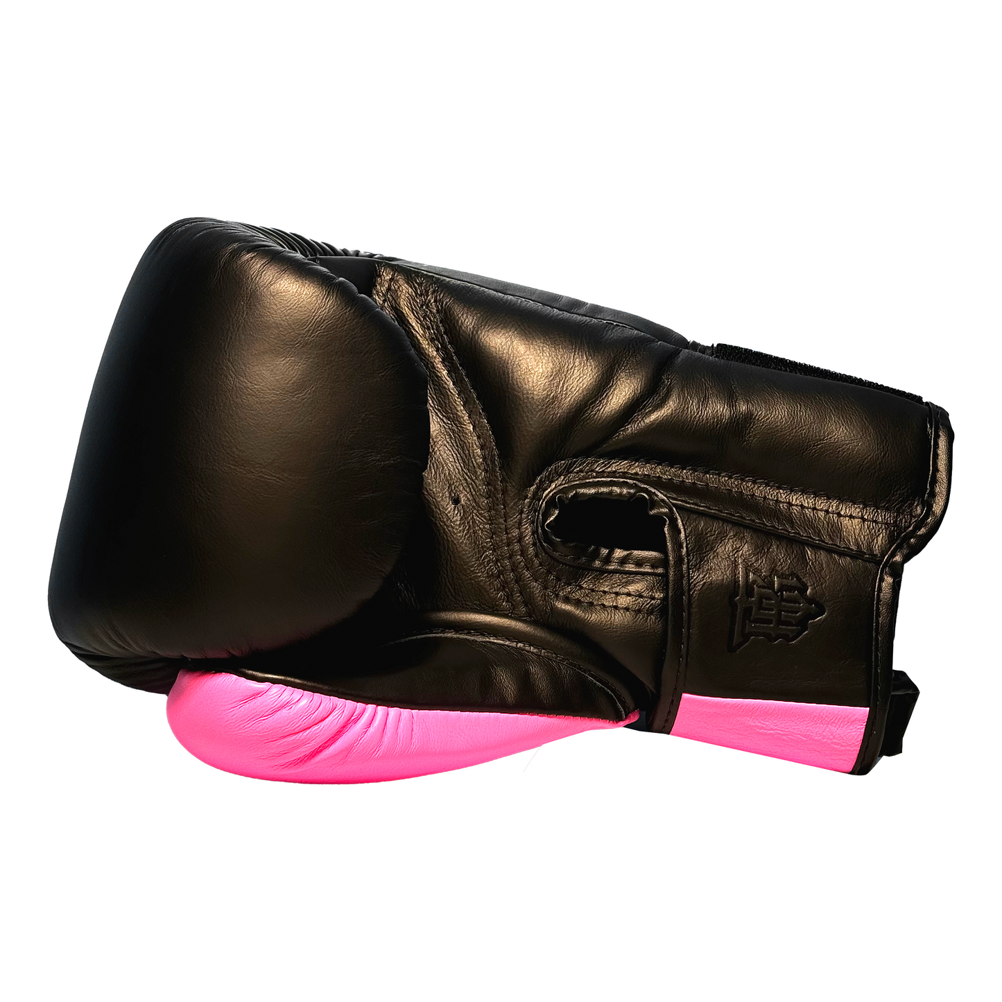 Top King Boxhandschuhe "Power" schwarz/pink