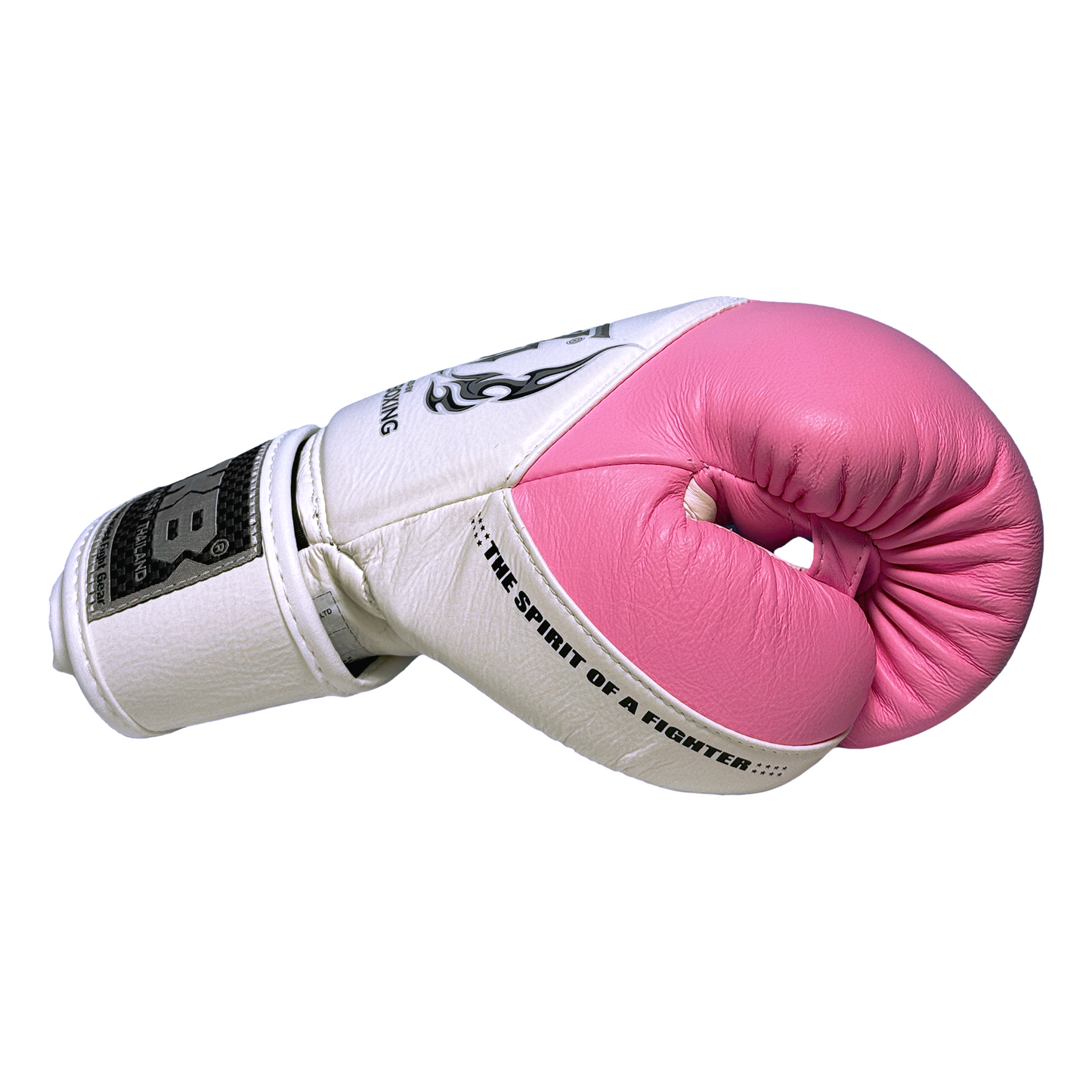 Top King Boxhandschuhe "Blend" pink/weiss