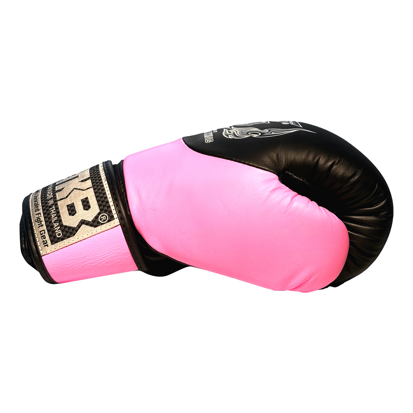 Top King Boxhandschuhe "Power" schwarz/pink