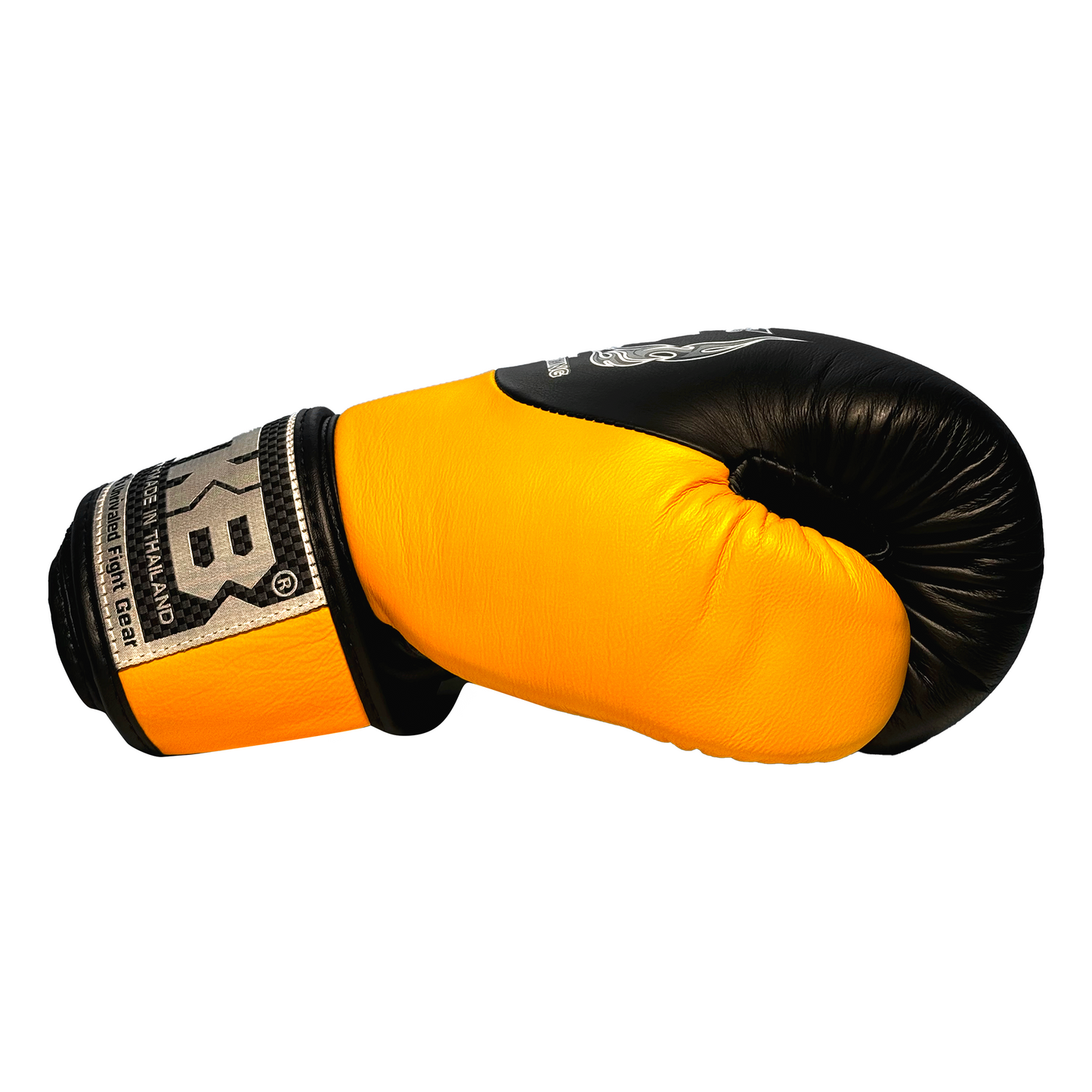 Top King Boxhandschuhe "Power" schwarz/gelb