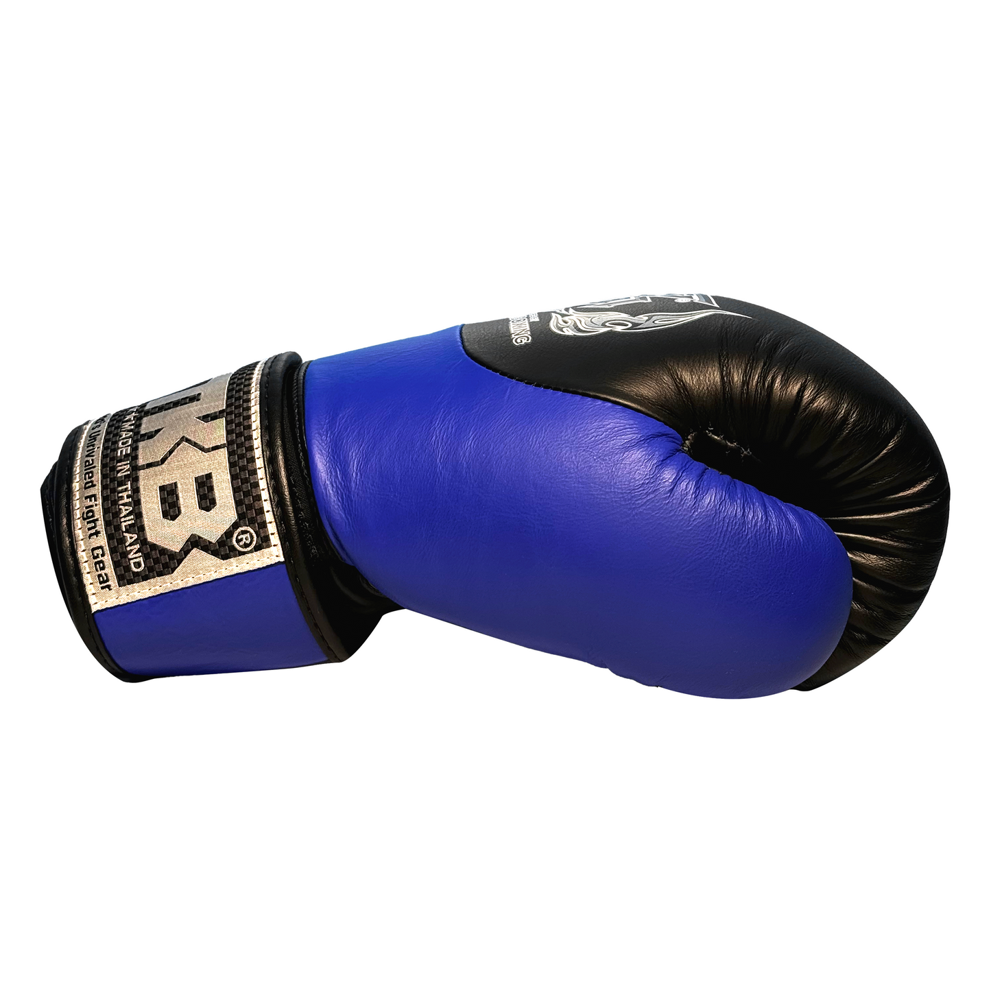 Top King Boxhandschuhe "Power" schwarz/blau