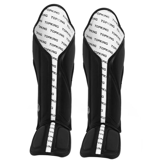 Top King Schienbeinschoner "Full Impact" schwarz weiss schwarz