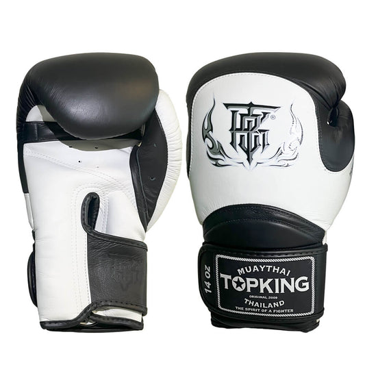 Top King Boxhandschuhe "Blend 2" schwarz/weiss
