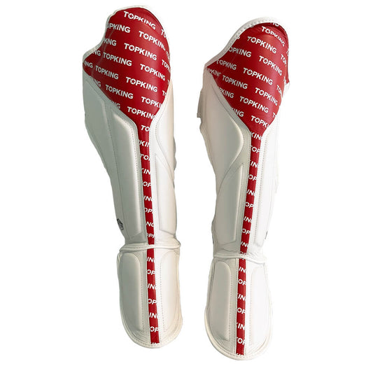 Top King Schienbeinschoner "Full Impact" weiss rot weiss