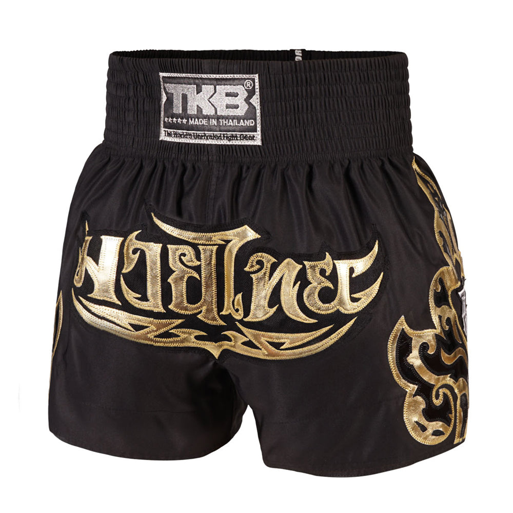 Top King Muay Thai Shorts "Kanok" schwarz