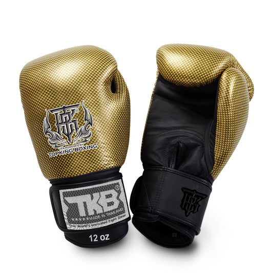 Top King Boxhandschuhe "Empower" schwarz/gold