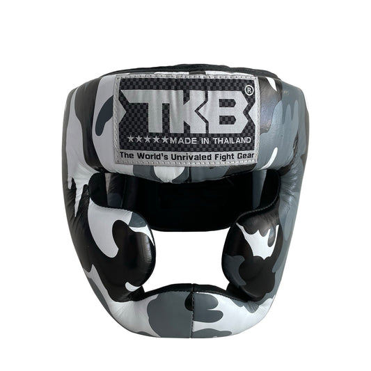 Top King Kopfschutz "Empower Camouflage" grau