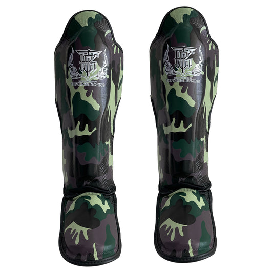 Top King Schienbeinschoner "Empower Camouflage" grün