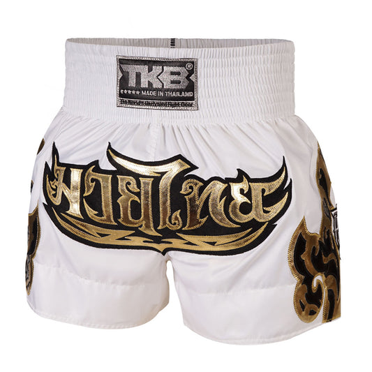 Top King Muay Thai Shorts "Kanok" weiss