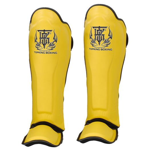 Top King Schienbeinschoner "Pro" gelb